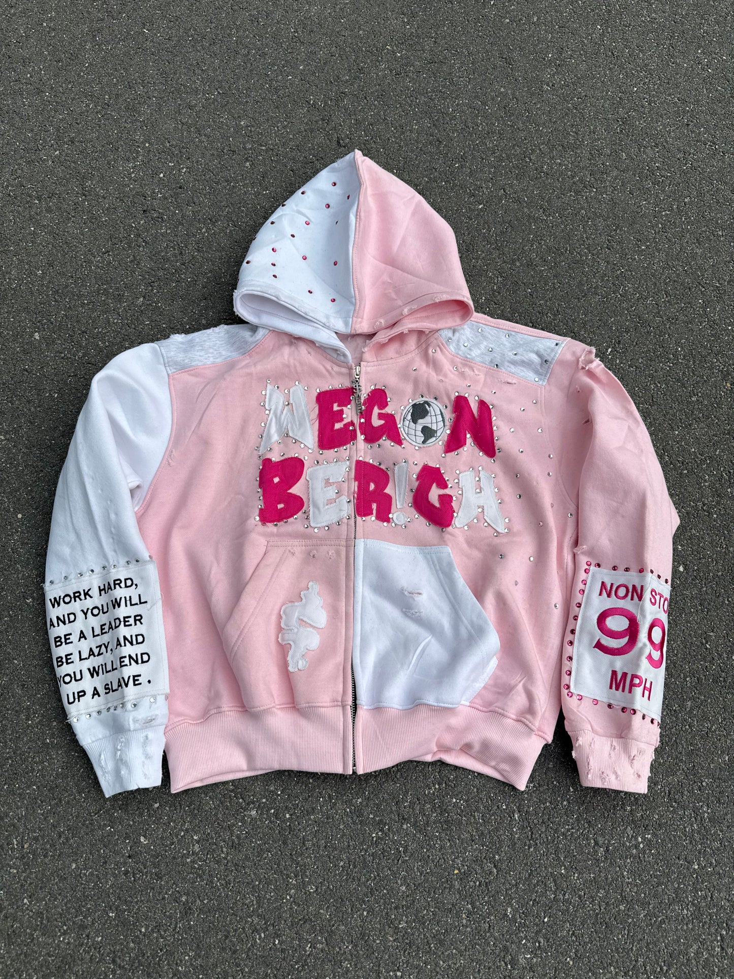 P!NK LEMONADE “ WGBR “ ZIP-UP