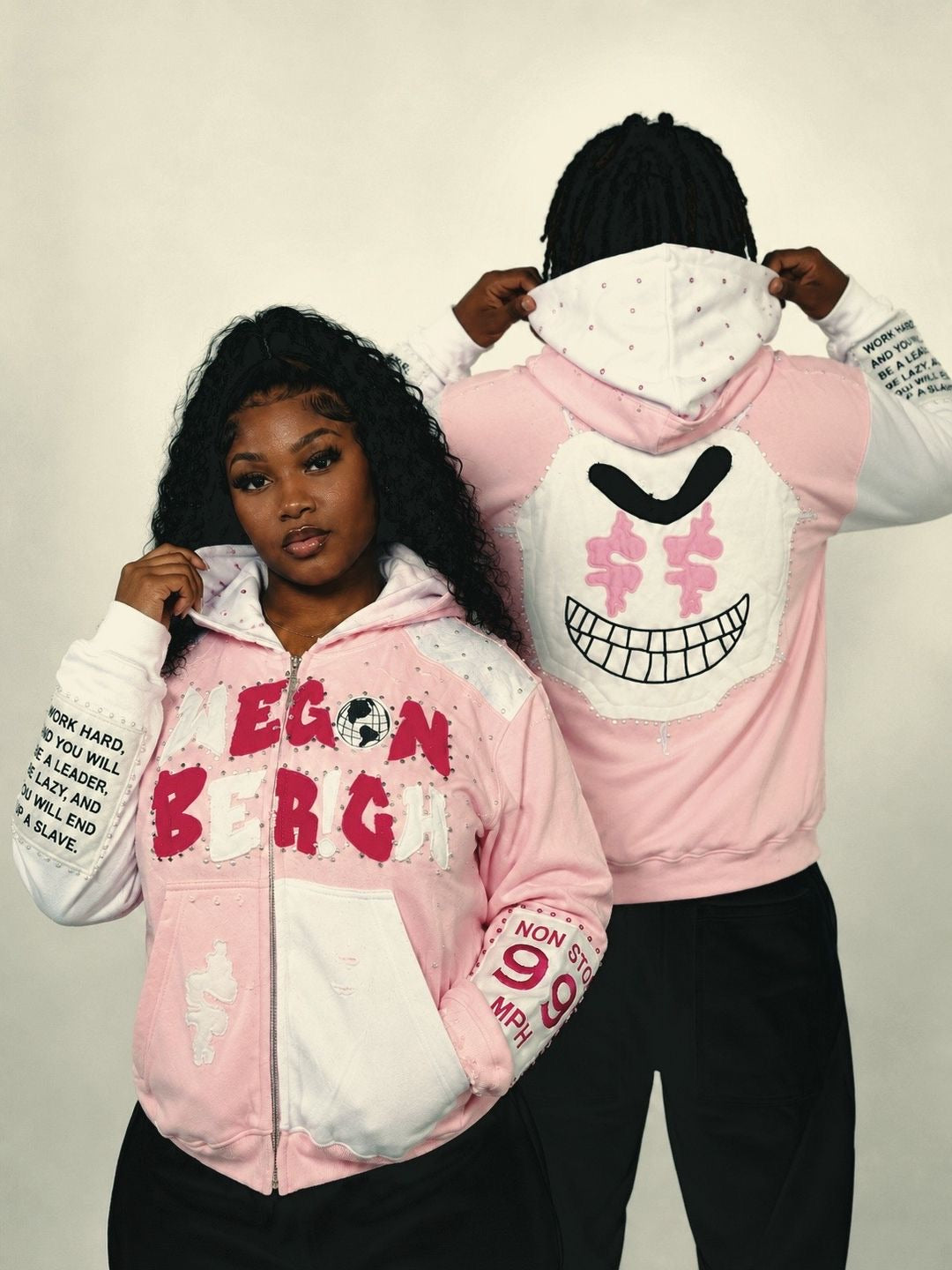 P!NK LEMONADE “ WGBR “ ZIP-UP
