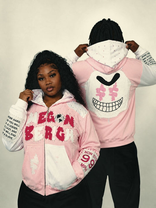 P!NK LEMONADE “ WGBR “ ZIP-UP
